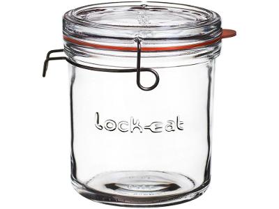 Pote de Vidro Hermético Luigi Bormioli - com Tampa 750ml Lock Eat XL