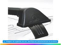 Rack para Carro All New L-200 Triton Sport 2017 até 2019 Eqmax New Wave 130cm Preto - 2