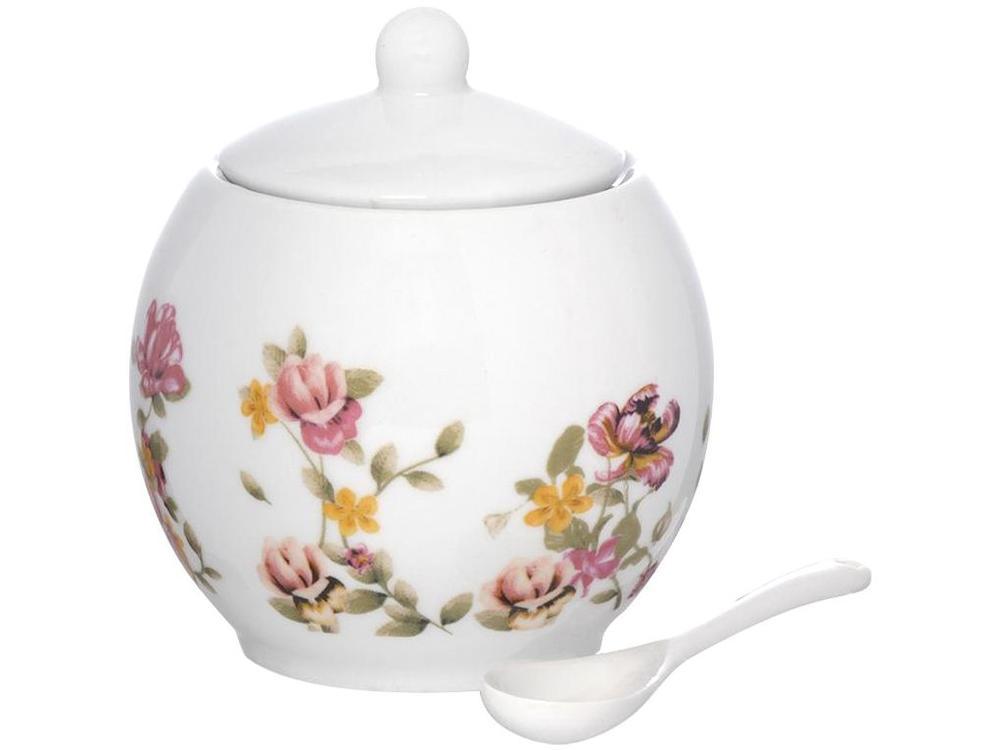 Açucareiro de Porcelana com Colher Hauskraft Le Jardin - 1