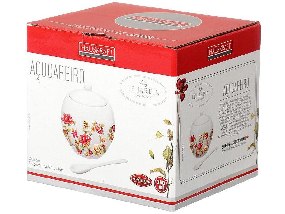Açucareiro de Porcelana com Colher Hauskraft Le Jardin - 3