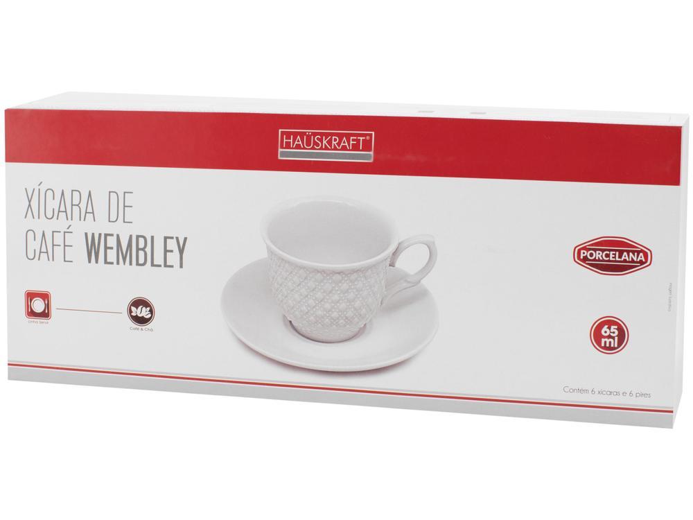 Jogo de Xícaras de Café de Porcelana 80ml Wembley - 14