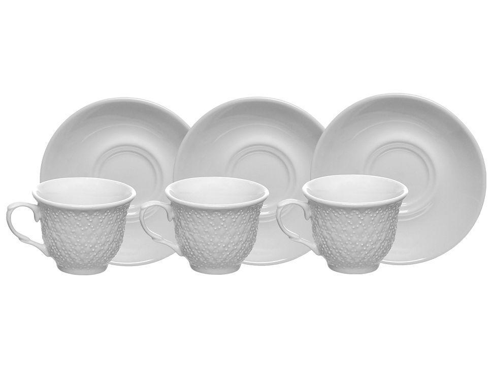 Jogo de Xícaras de Café de Porcelana 80ml Wembley - 5