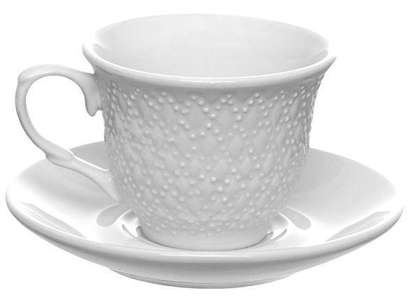 Jogo de Xícaras de Café de Porcelana 80ml Wembley - 6