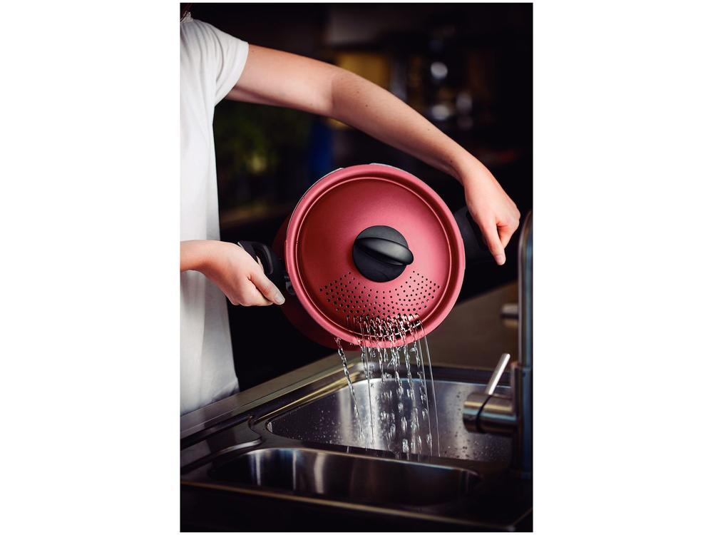 Espagueteira Tramontina Alumínio 5,7L Vermelho 22cm Loreto - 2