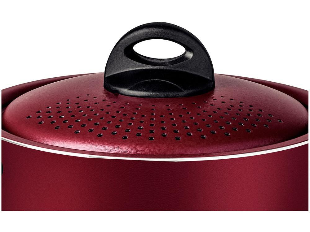 Espagueteira Tramontina Alumínio 5,7L Vermelho 22cm Loreto - 3