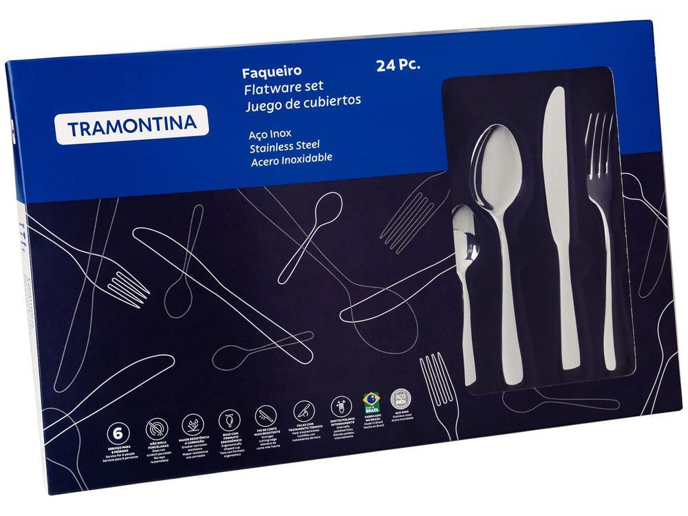 Faqueiro Tramontina Inox 24 Peças Classic 66928003 - 6