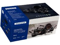 Jogo de Panelas Tramontina Antiaderente de Alumínio Cinza 5 peças Glenz - 3