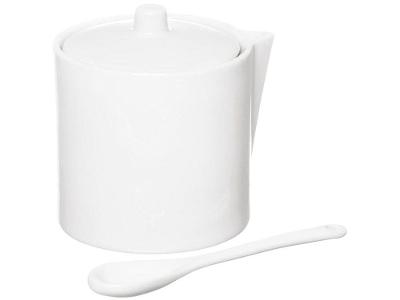 Açucareiro de Porcelana com Colher Hauskraft Manhattan