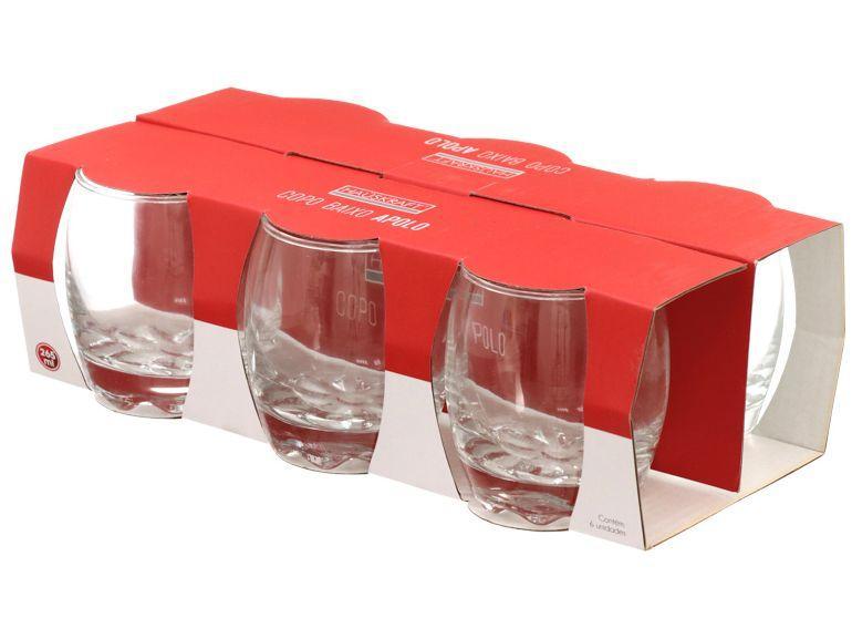 Jogo de Copos de Vidro 265ml 6 Peças Hauskraft Apolo - 3