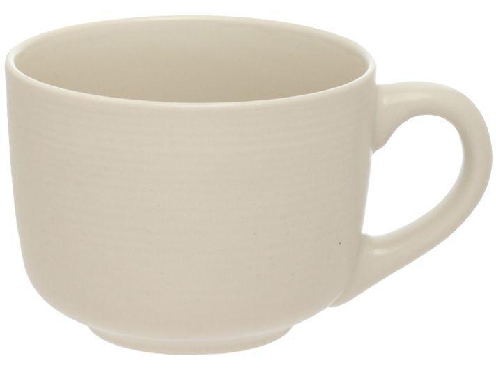 Caneca Chá e Café de Cerâmica Bege 455ml Hauskraft Jumbo Sarah CANC198 - 1