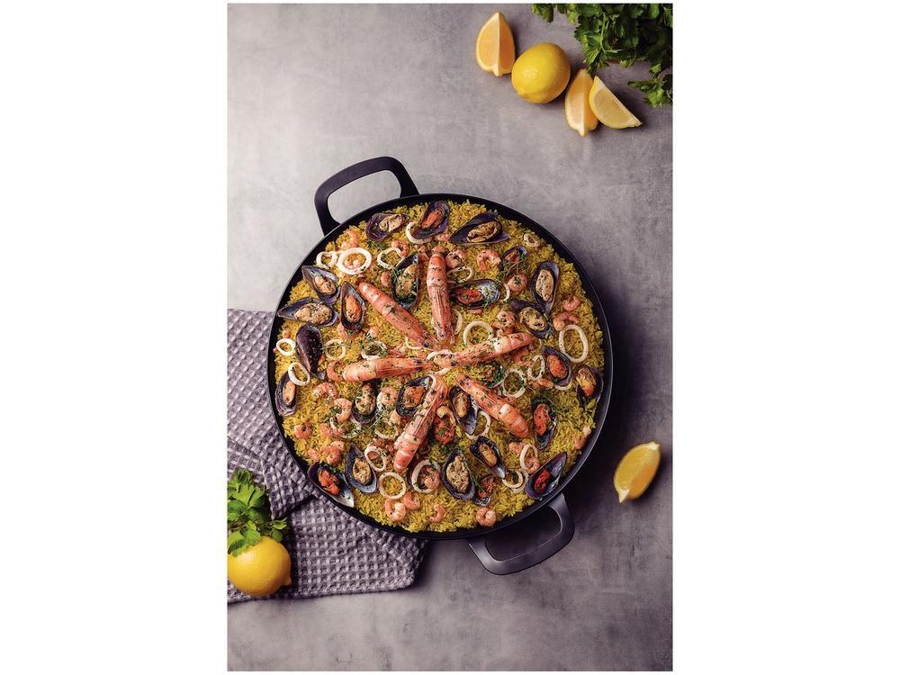 Paellera Tramontina de Ferro 38cm 5,1L Professional Preta - 2