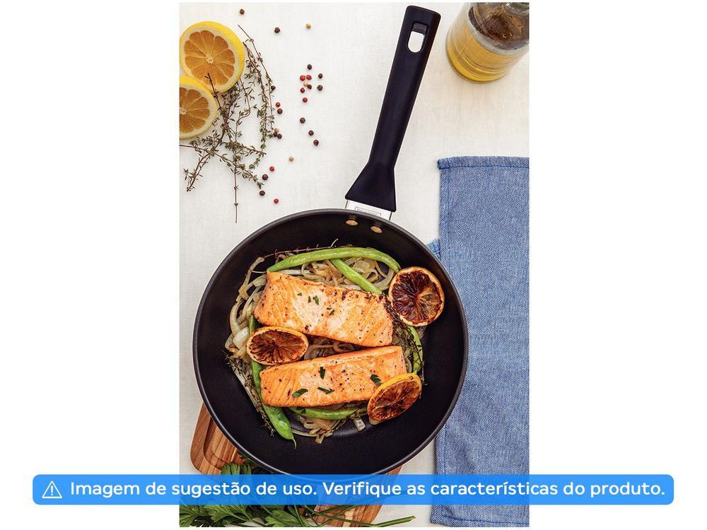 Frigideira Antiaderente Tramontina Inox Fundo Triplo Brava Baquelite 62195287 28cm - 2