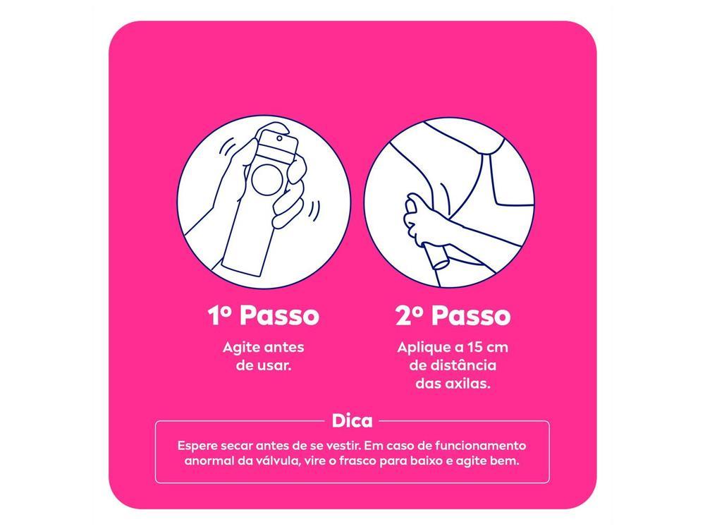 Desodorante Antitranspirante Aerossol Nivea Invisible Black & White Clear Feminino 150ml - 15