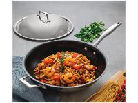 Panela Wok Antiaderente Tramontina Inox Grano 32cm - 2