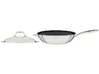 Panela Wok Antiaderente Tramontina Inox Grano 32cm - 3