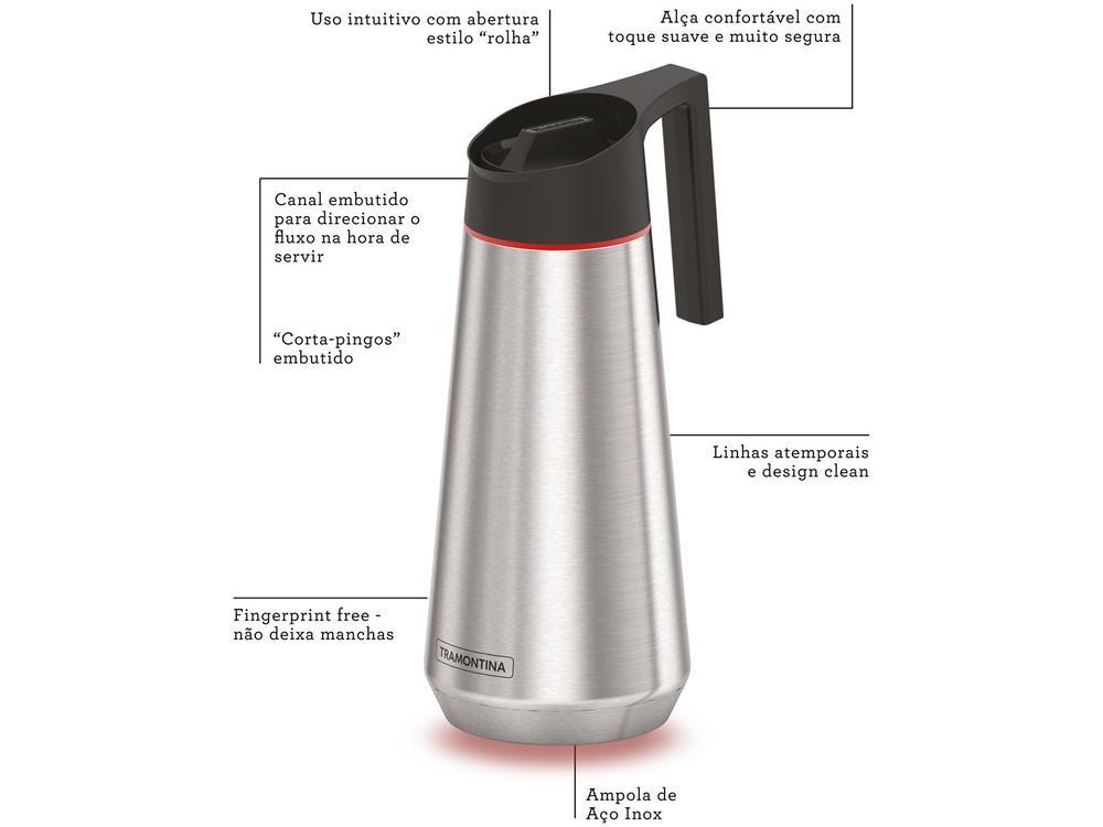 Bule de Chá e Café Térmico com Tampa 750ml Tramontina Exata 61638070 - 3