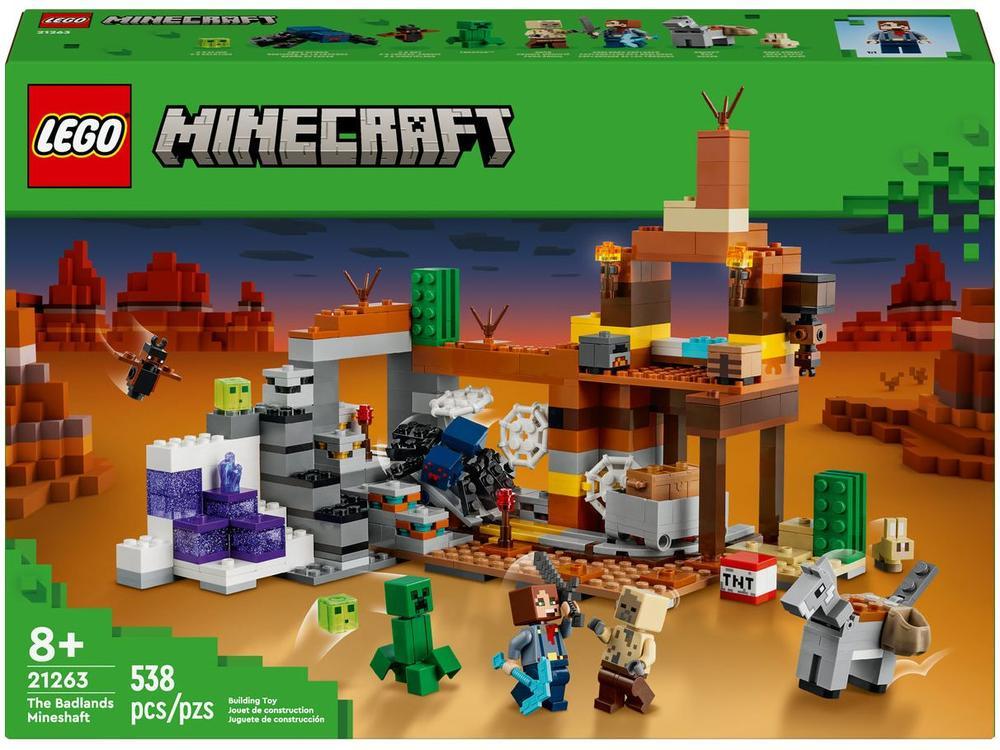 LEGO Minecraft A Mina do Ermo 21263 538 Peças - 8