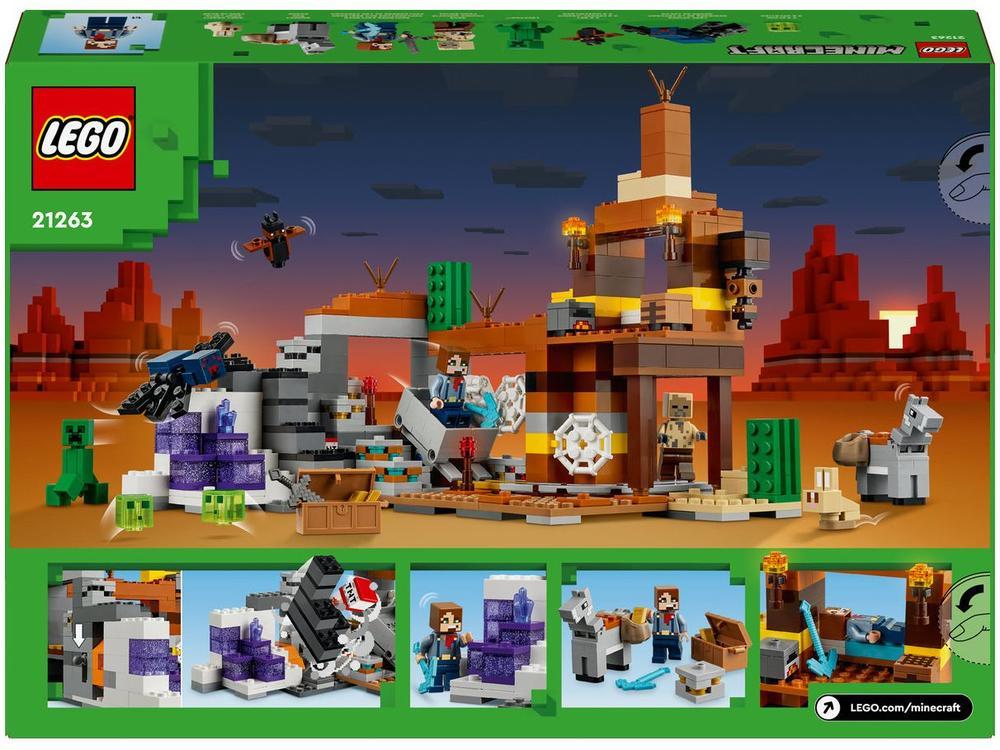 LEGO Minecraft A Mina do Ermo 21263 538 Peças - 9