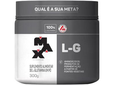 Glutamina Max Titanium L-G em Pó 300g