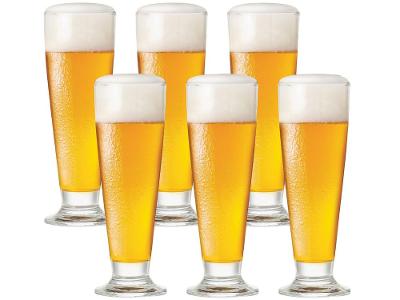 Jogo de Copos de Vidro para Cerveja 300ml