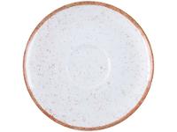 Aparelho de Jantar 20 Peças Tramontina Redondo Porcelana Branco e Marrom Mare - 6