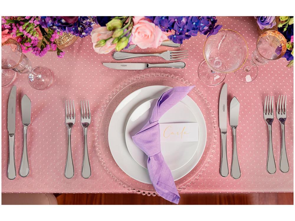 Aparelho de Jantar Chá 20 Peças Tramontina Redondo Porcelana Branco Leonora - 3