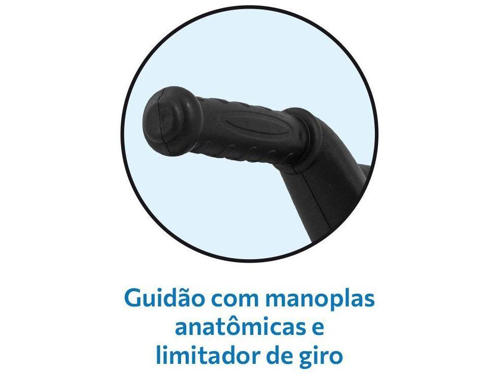 Quadriciclo Infantil Elétrico Preto e Rosa  - 5