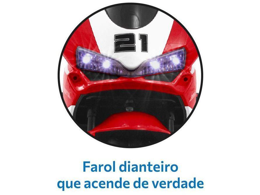 Moto Elétrica Infantil 12V Speed GT Bandeirante - 12