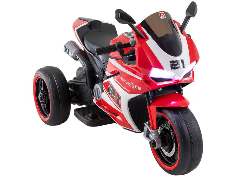 Moto Elétrica Infantil 12V Speed GT Bandeirante - 1