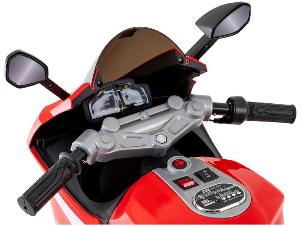 Moto Elétrica Infantil 12V Speed GT Bandeirante - 4