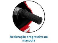 Moto Elétrica Infantil 12V Speed GT Bandeirante - 10