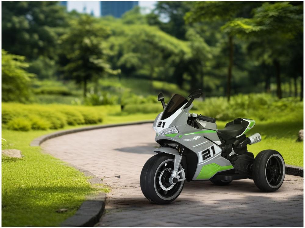 Moto Elétrica Infantil 12V Speed GT Bandeirante - 2