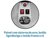 Moto Elétrica Infantil 12V Speed GT Bandeirante - 3