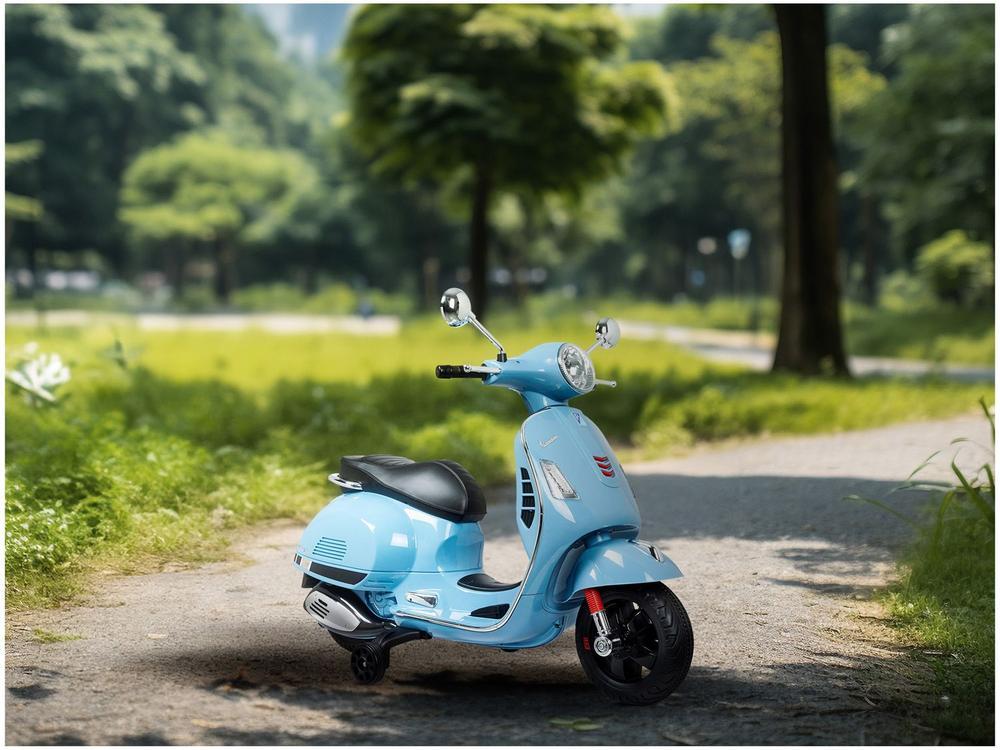 Moto Elétrica Infantil 12V Vespa Bandeirante  - 2