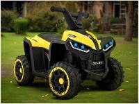 Quadriciclo Infantil Elétrico Preto e Amarelo - 2