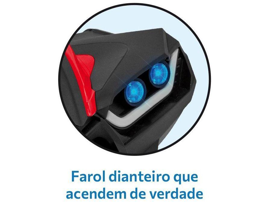 Quadriciclo Infantil Elétrico Preto e Vermelho - 6