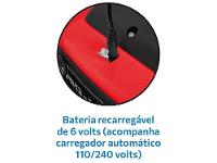 Quadriciclo Infantil Elétrico Preto e Vermelho - 5