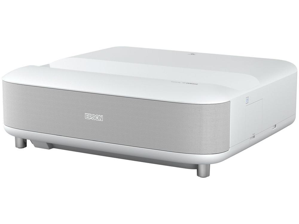 Projetor Smart Laser Epson EpiqVision Ultra LS650 4K 3600 Lumens 3LCD Wi-Fi e Bluetooth USB HDMI Branco - 1