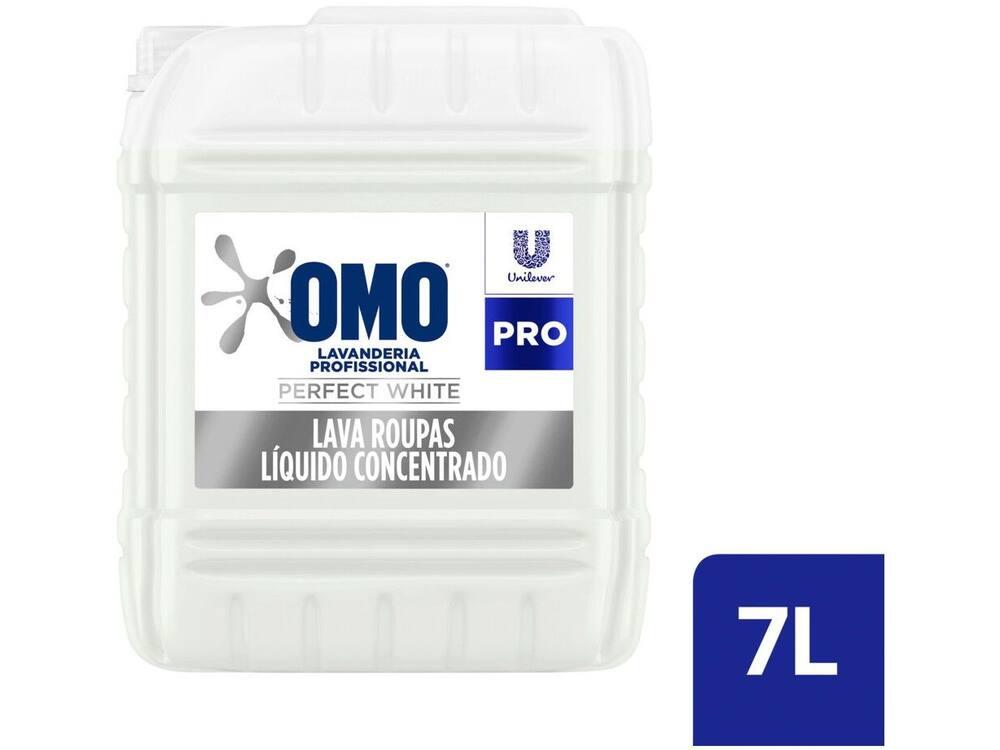 Sabão Líquido Concentrado OMO Lavanderia Profissional Perfect White 7L - 2