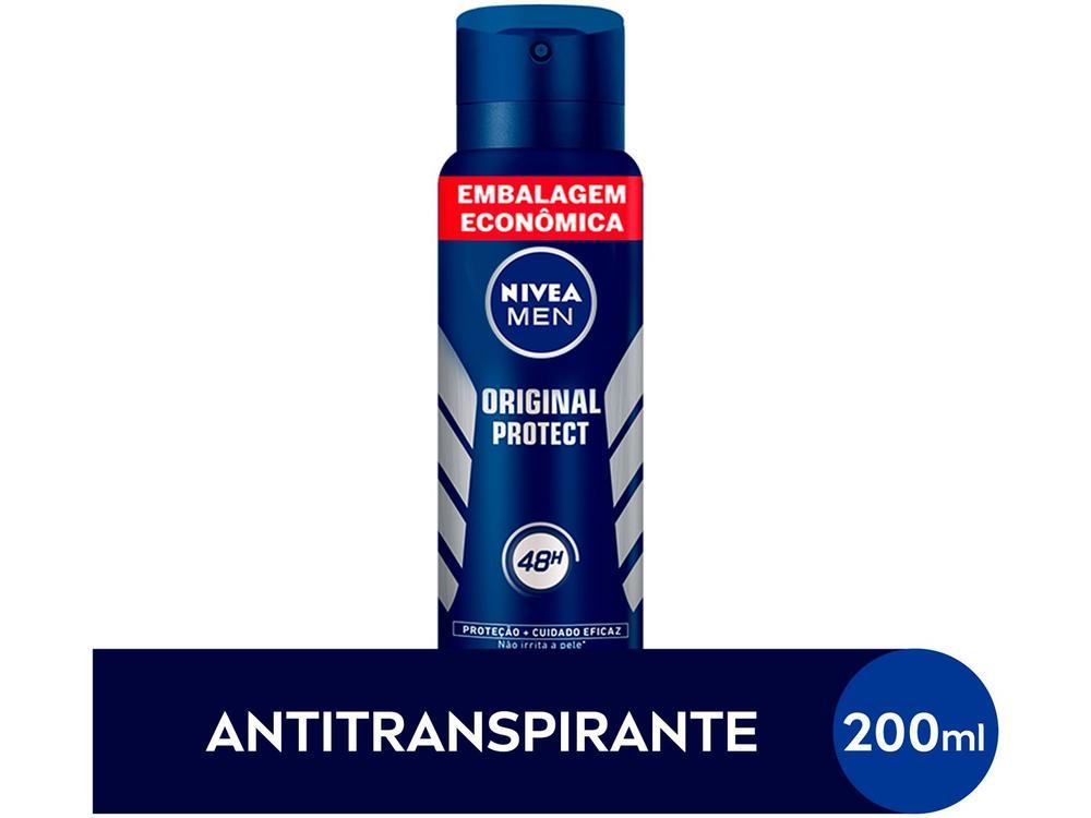 Desodorante Aerossol Antitranspirante Nivea Men Original Protect Masculino 48 horas 200ml - 9