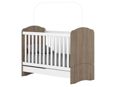 Berço/Mini Cama Grade Fixa 2 Níveis de Altura Henn