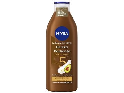 Creme Hidratante Corporal para Peles Secas Nivea Beleza Radiante Cuidado Intenso 400ml
