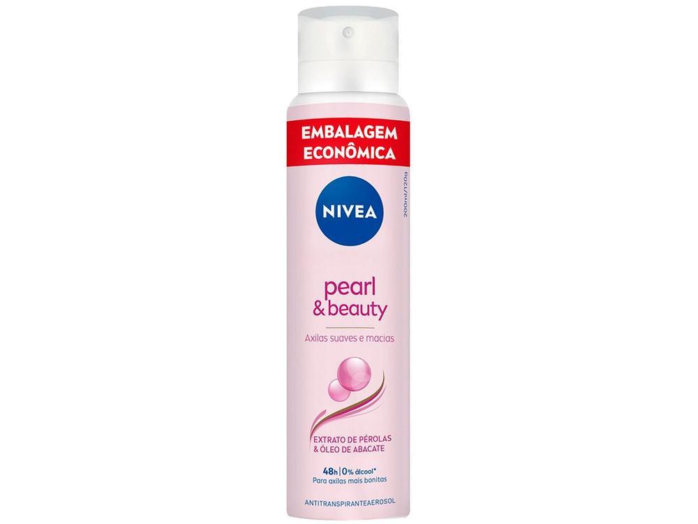Desodorante Aerossol Antitranspirante Nivea Pearl & Beauty Feminino 48 horas 200ml - 1