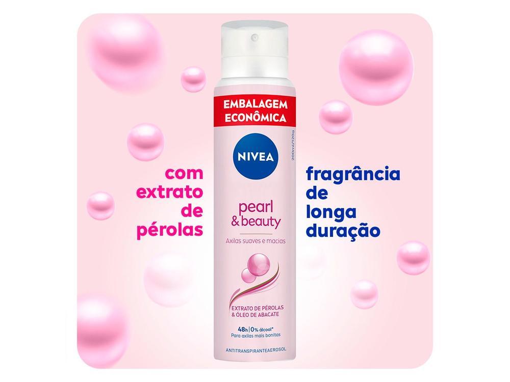 Desodorante Aerossol Antitranspirante Nivea Pearl & Beauty Feminino 48 horas 200ml - 2