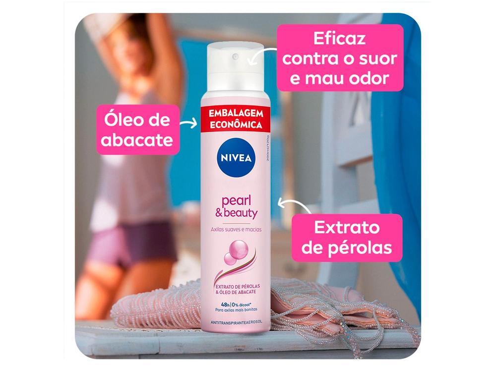 Desodorante Aerossol Antitranspirante Nivea Pearl & Beauty Feminino 48 horas 200ml - 3