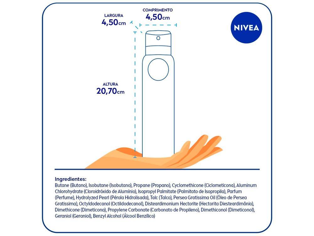 Desodorante Aerossol Antitranspirante Nivea Pearl & Beauty Feminino 48 horas 200ml - 7