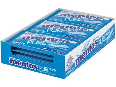 Goma de Mascar Mentos Pure Fresh 3 Camadas