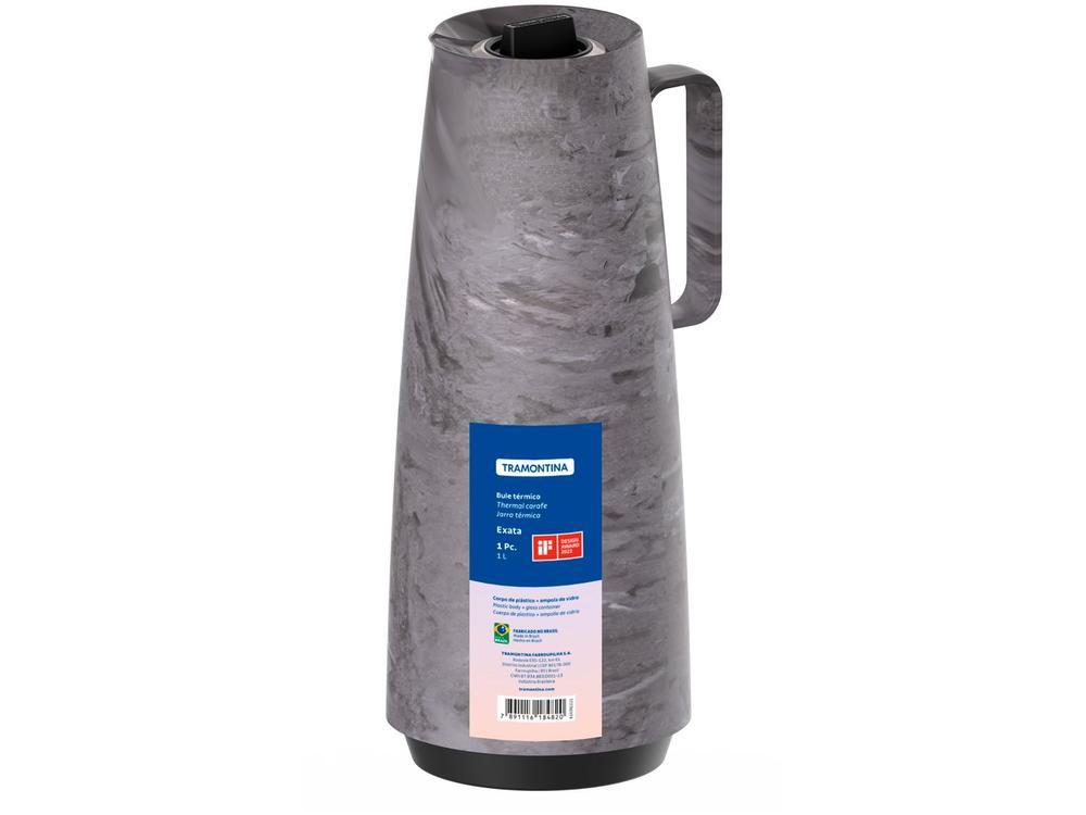Bule de Chá e Café de Plástico Cinza 1L Tramontina Exata - 3