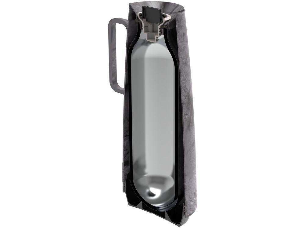 Bule de Chá e Café de Plástico Cinza 1L Tramontina Exata - 5