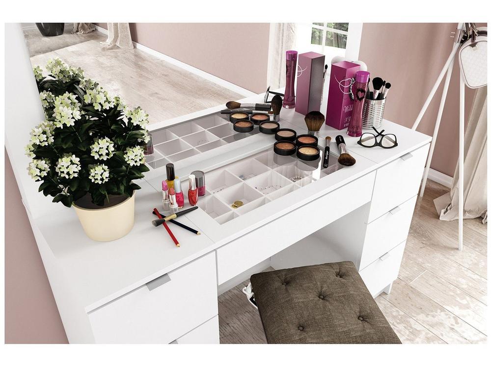 Penteadeira de Torre com Espelho 7 Gavetas - 5